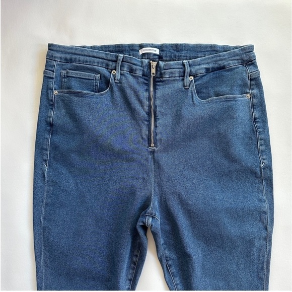 BNWT Good American WHITE Straight Leg Jeans Size 18 - Picture 15 of 15